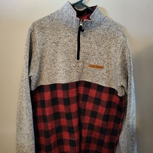 Simple Southern half zip pullover